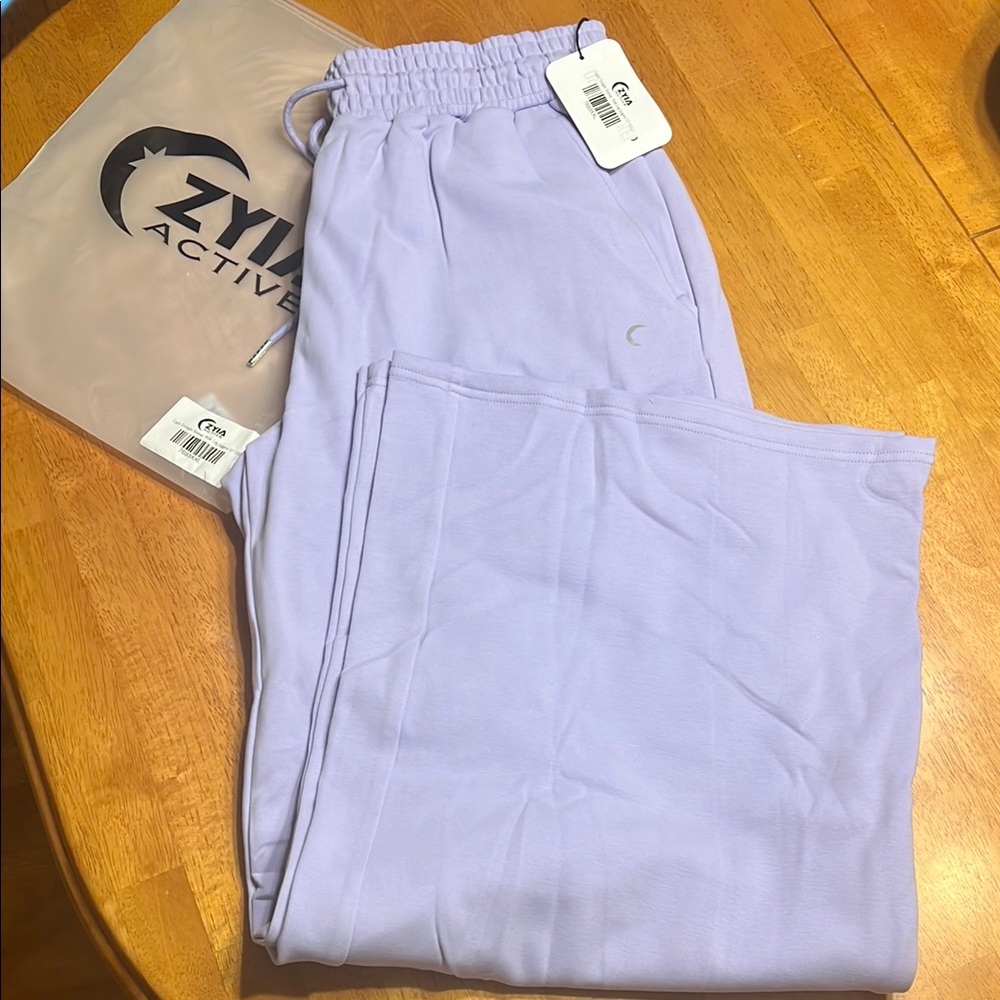 ZYIA Lavender Track Pants - Light Purple Joggers